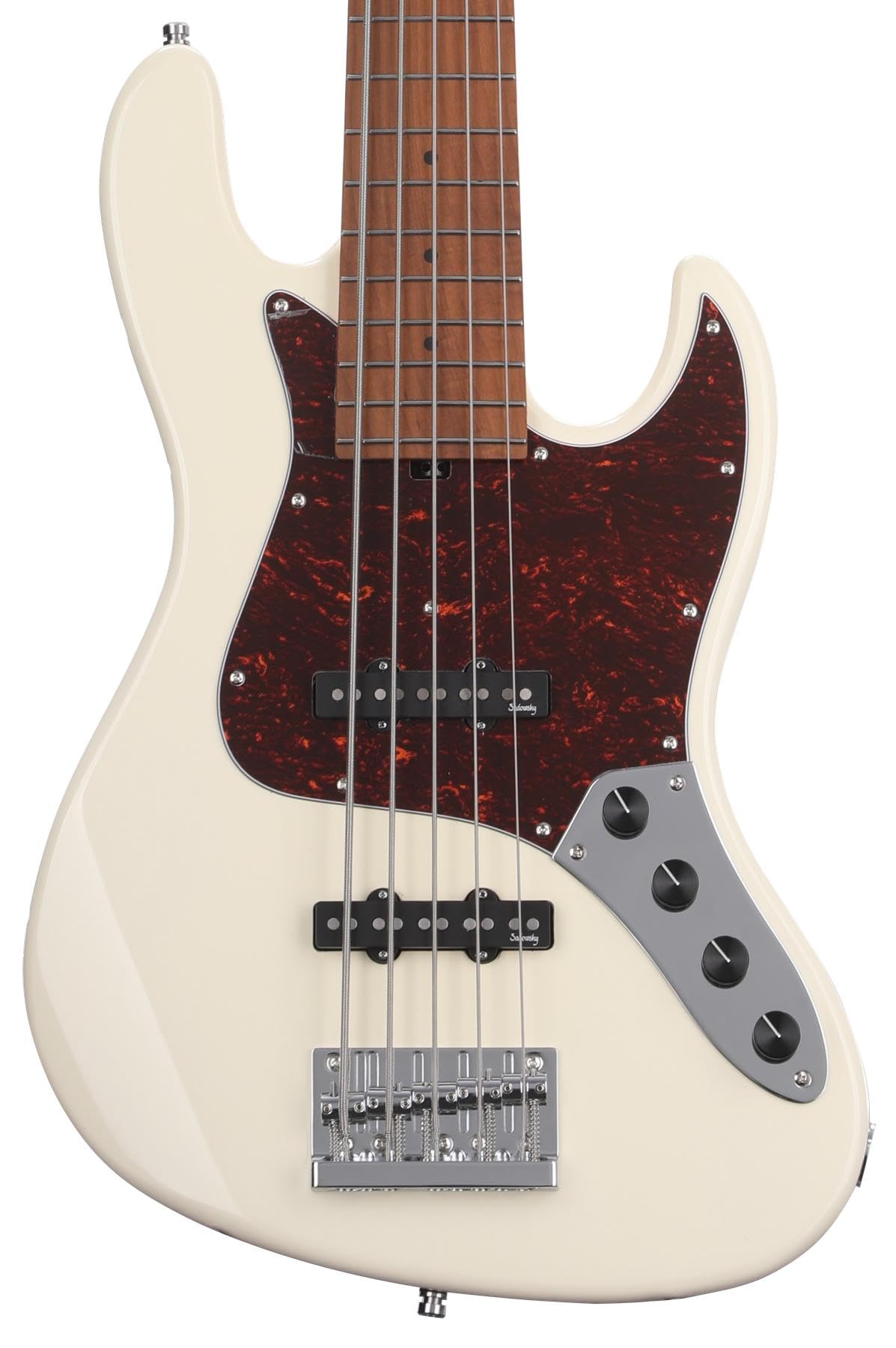 Sadowsky MetroExpress 21-fret Vintage JJ Bass, 5-string - Olympic White