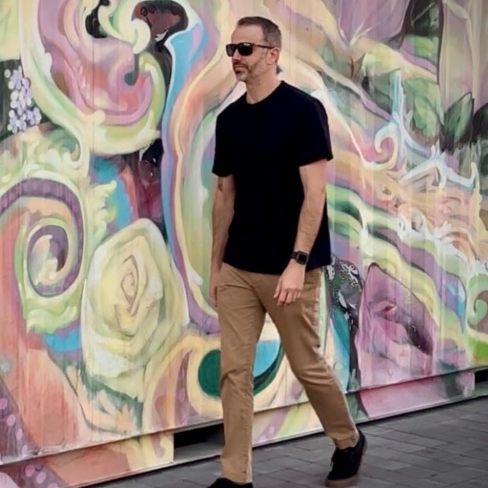 Men's 100% Organic Cotton T-Shirt - Fair Trade Certified - Mens Cotton Tees - Solid Color T Shirt (4 Pack) - Image 3