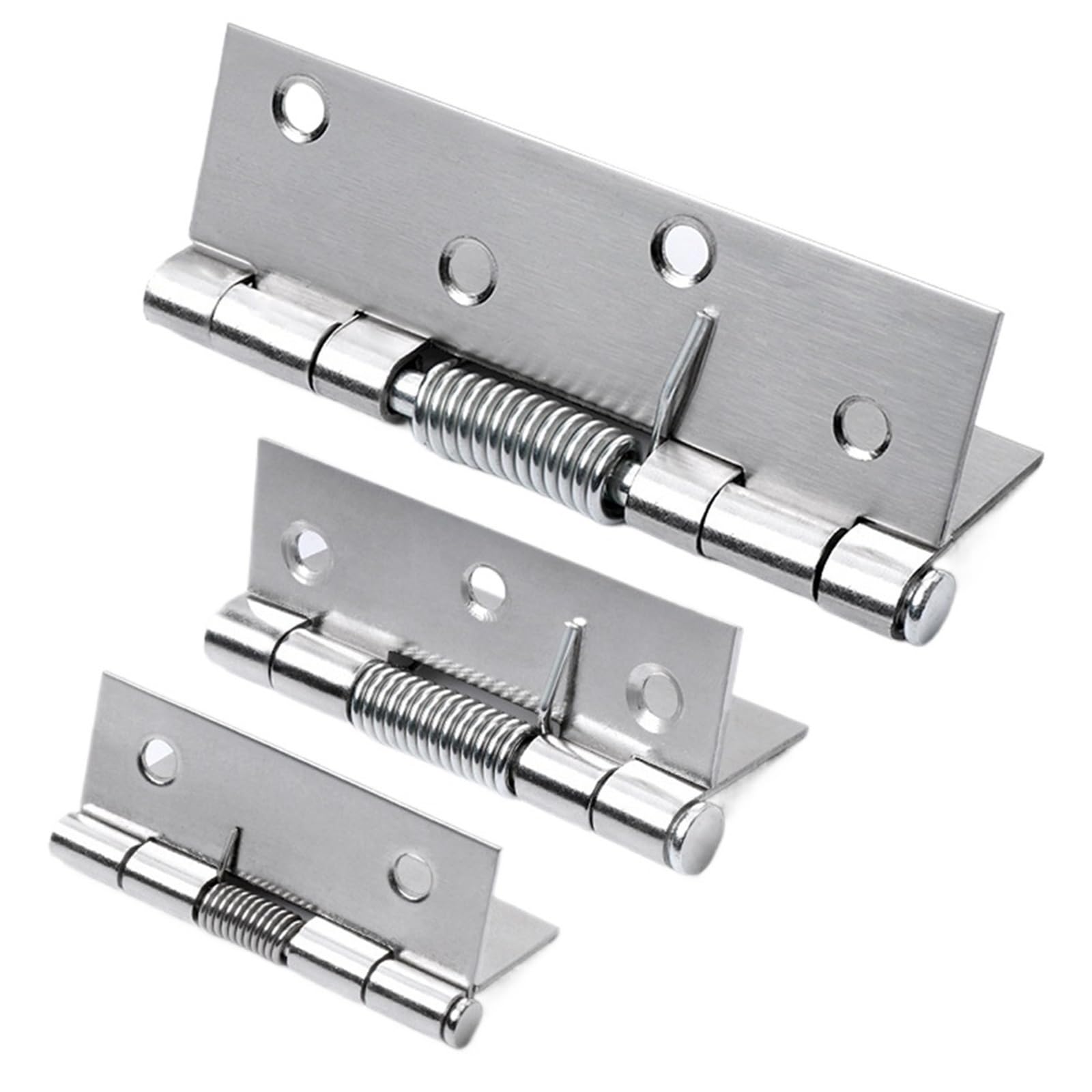 2pcs Spring Door Hinge Stainless Steel Hinge(2inch)