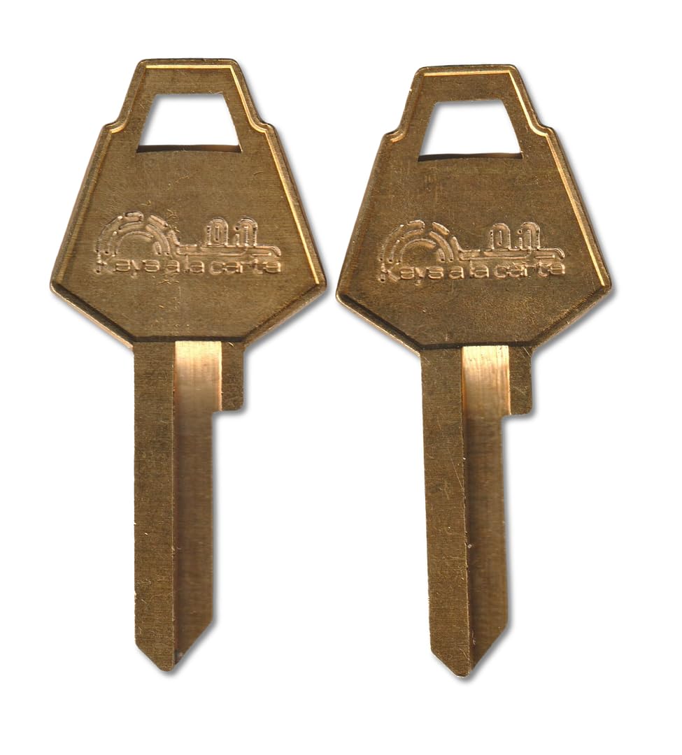 S88 Pair (2) Replacement Keys – Cut to Code on 1180S / XL7 Blanks for XL Mailbox & Utility Locks | KEYSALACARTE