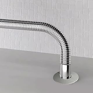Paquete de 4 cubiertas de tubo de acero inoxidable, diseño dividido, decorativo, para grifo de ducha, tubos de aguas residuales de CA, protectores de pared resistentes a la corrosión con