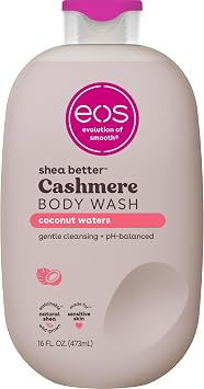 eos Shea Better Ka mir V cut Y kama, Hindistan Cevizi Sular , Nemlendirici ve Besleyici, pH Dengeli Kremsi Jel Form l , Paraben ve Ftalat  ermez, Hassas Cilt, 16 fl oz