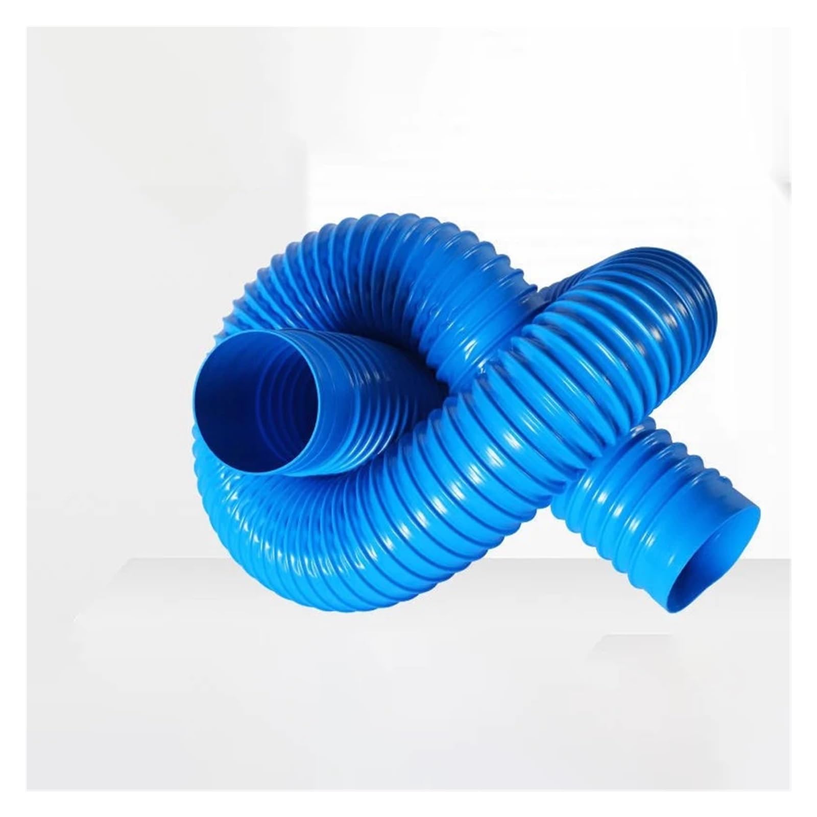 Tubo de succión de polvo industrial de 1-5 metros (30-100 mm), manguera flexible de plástico PVC azul, tubo de eliminación de polvo, conector blando, tubo corrugado(3 METER_INNER DIAMETER 90MM)