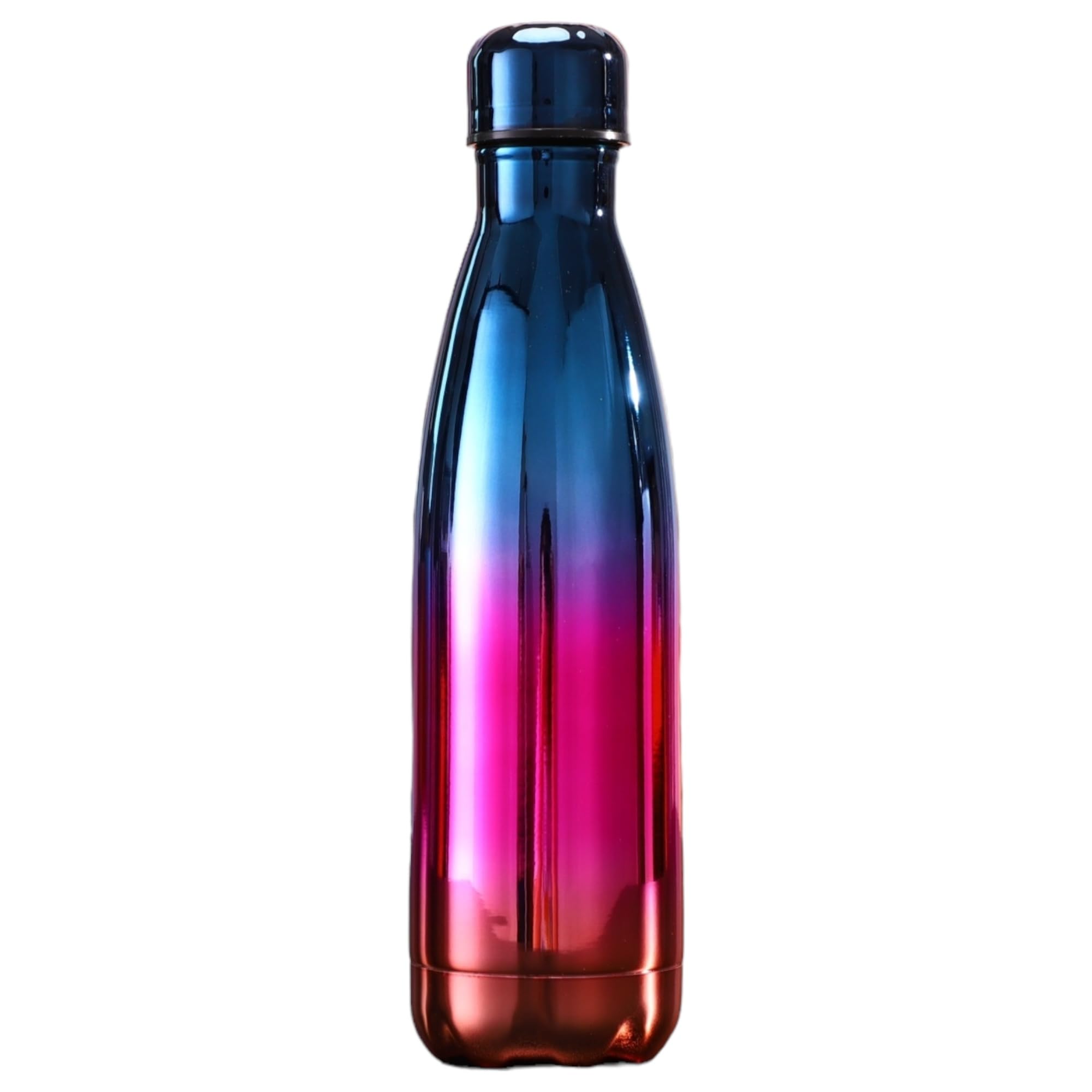 Mi Ko Mi Ka Botella de Agua Térmica de Acero Inoxidable Reutilizable | Sin BPA | Mantiene 24H Frio / 12H Calor | Hermética - Doble Pared a Prueba de Fugas (2 Azules, 750ml) — view 9