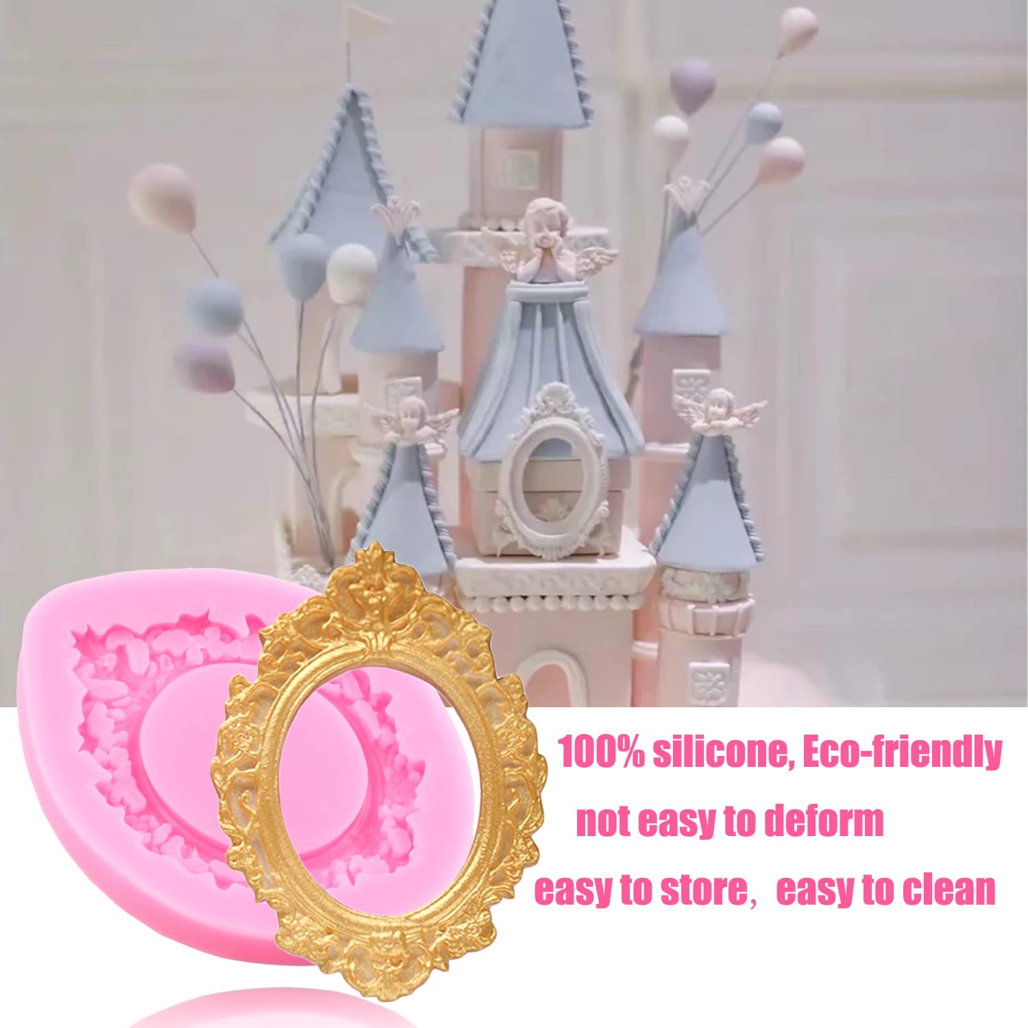 Moule Trompe L'oeil Moule Demi-Macaron En Silicone Multi-tailles, Moule à Chocolat Fondant 3D, Modèle De Bougie En Argile, Outils De Décoration De Gâteaux, Ustensiles De Cuisine Moule Silicone Bonbon