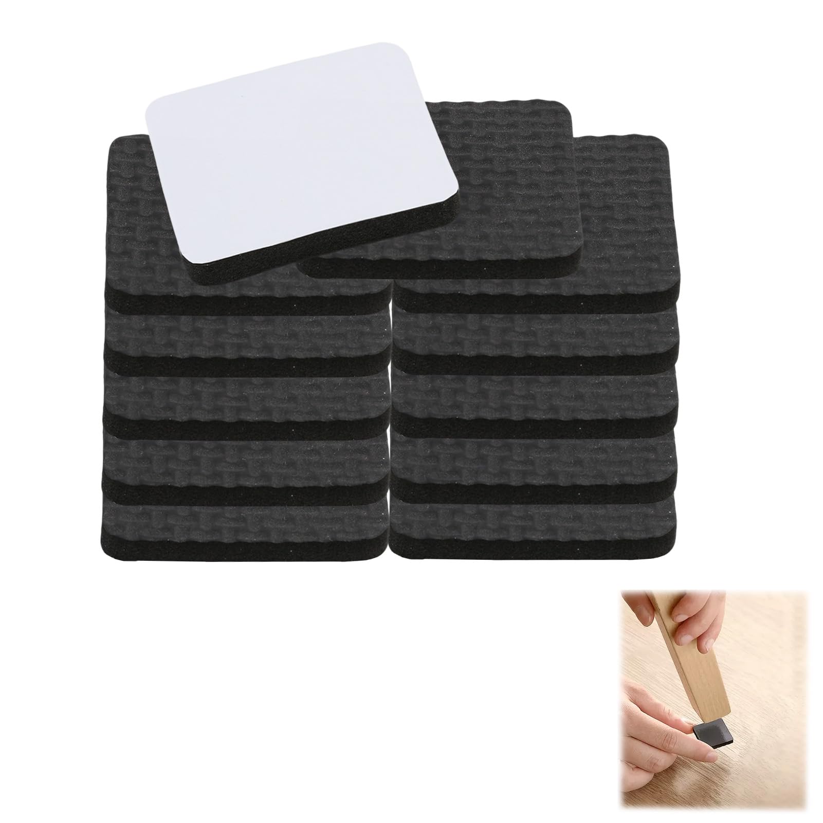 Non Slip Furniture Pads 12pcs 101mm Furniture Grippers,Feet for Furniture Legs