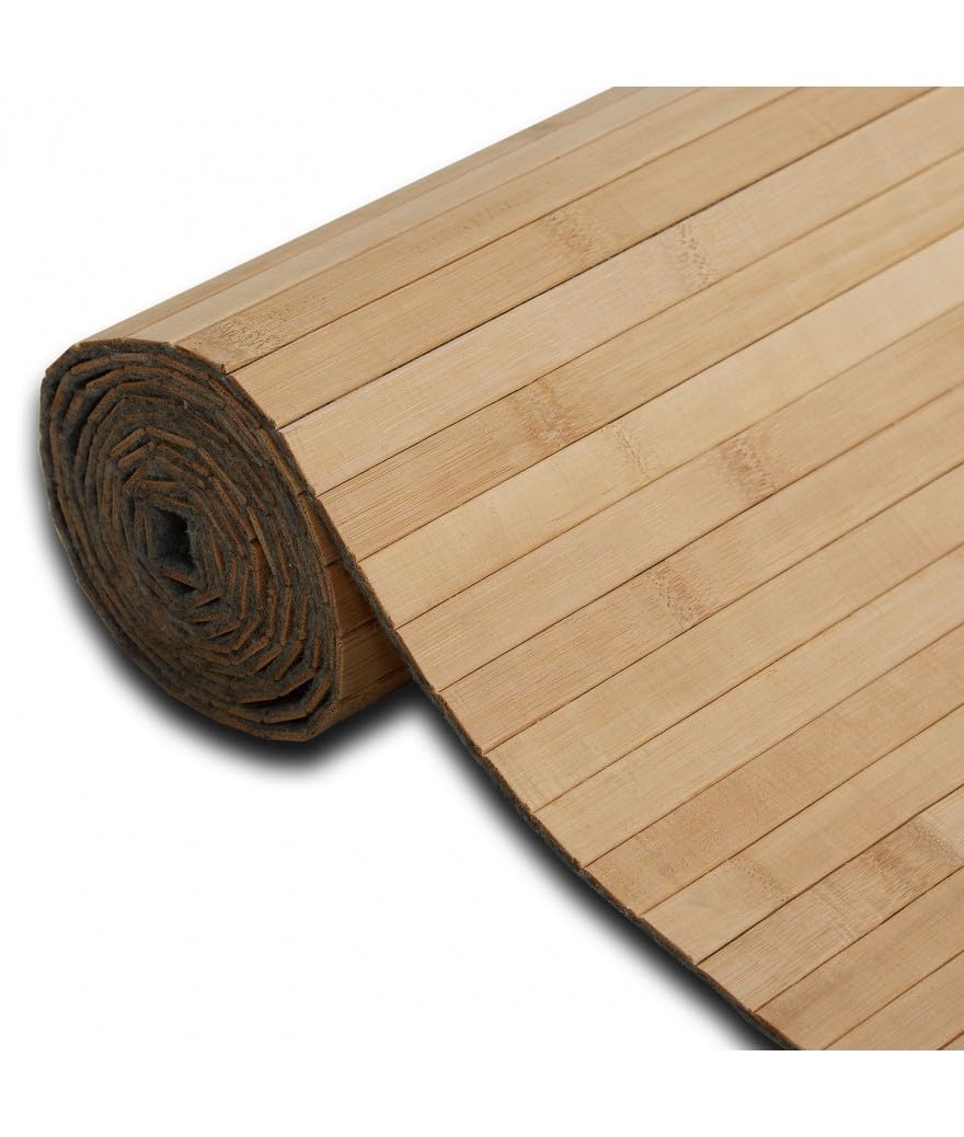 Paravent Bambou Souple Coloris Brun 200 x 250 cm -PEGANE-