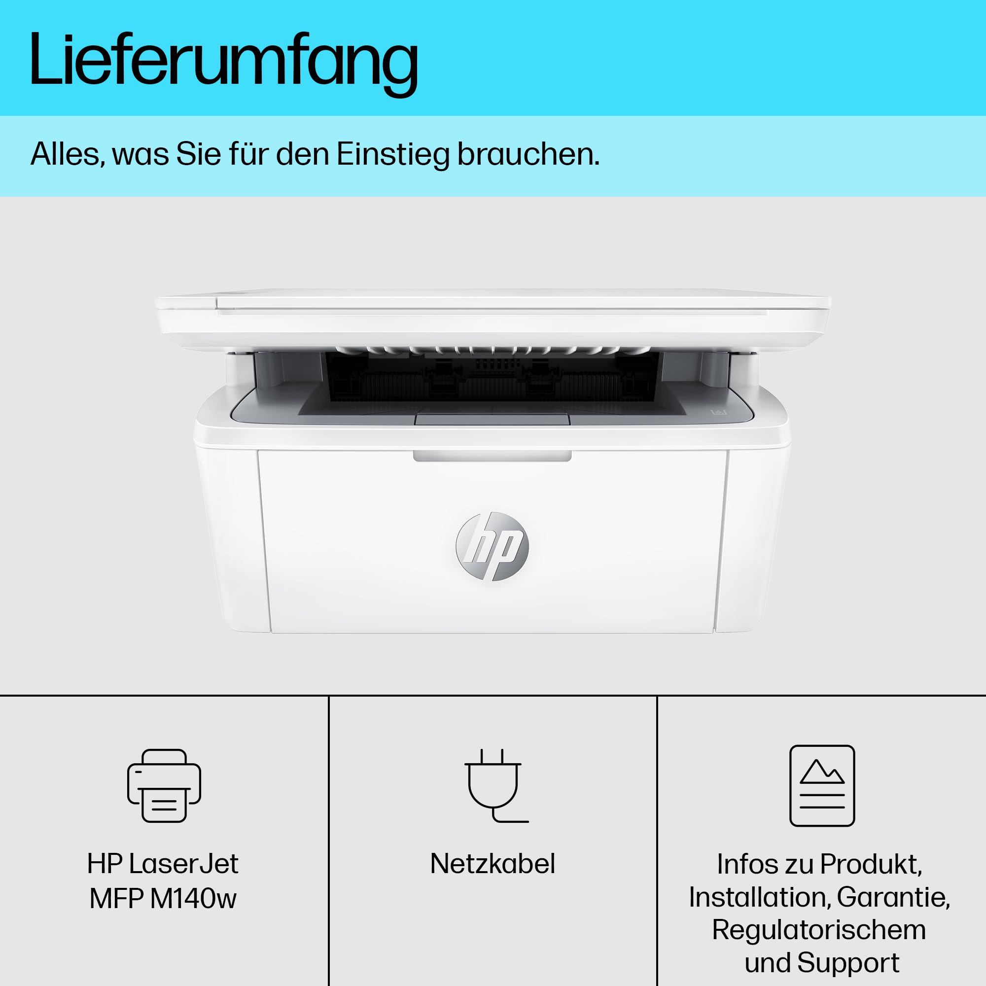 Hp LaserJet MFP M140w Multifunktions-Laserdrucker – Bild 5