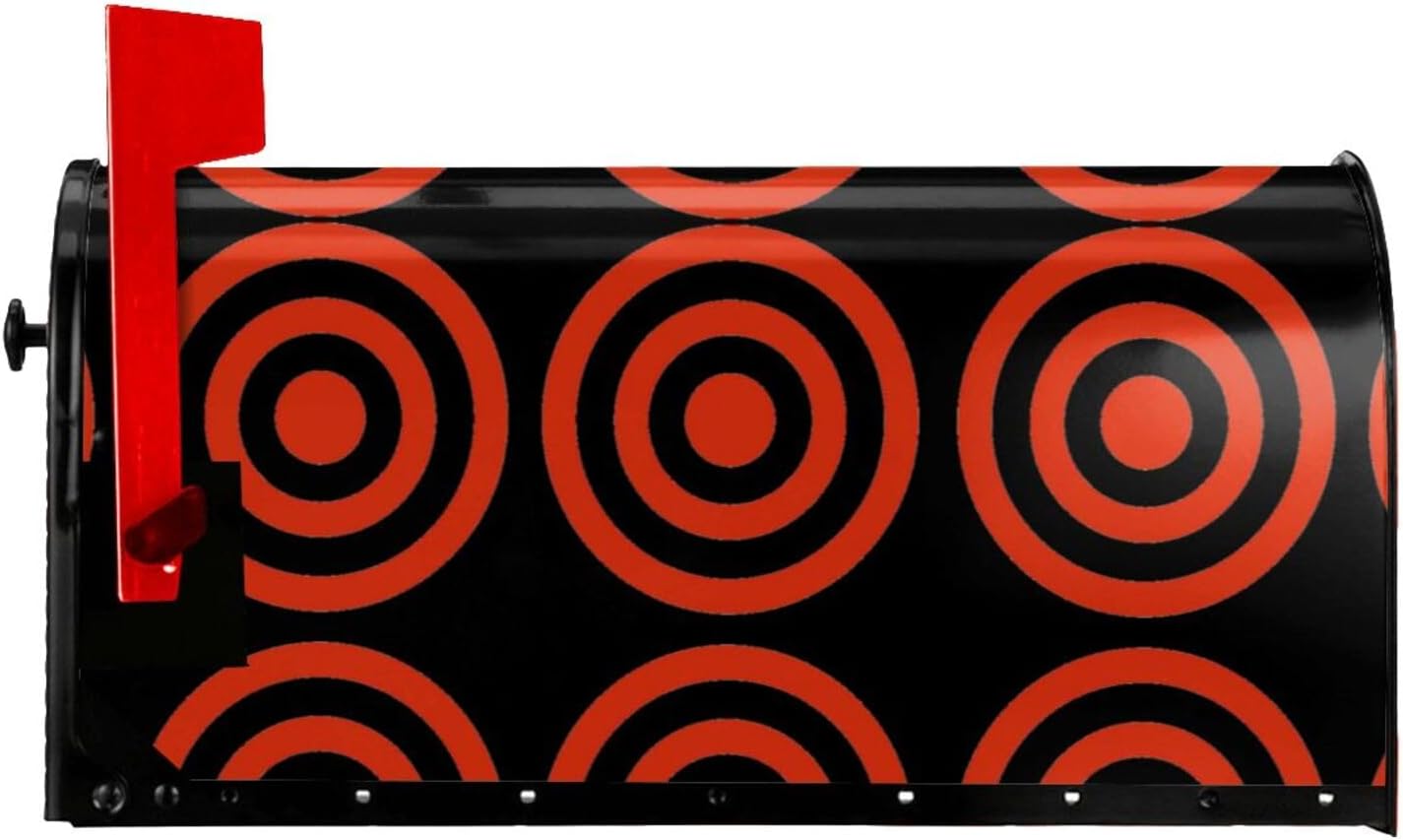 Vector Design Target Mailbox Covers Magnetic Post Box Cover Wraps Standard Size 21x18 Inches for Garden Yard Decor