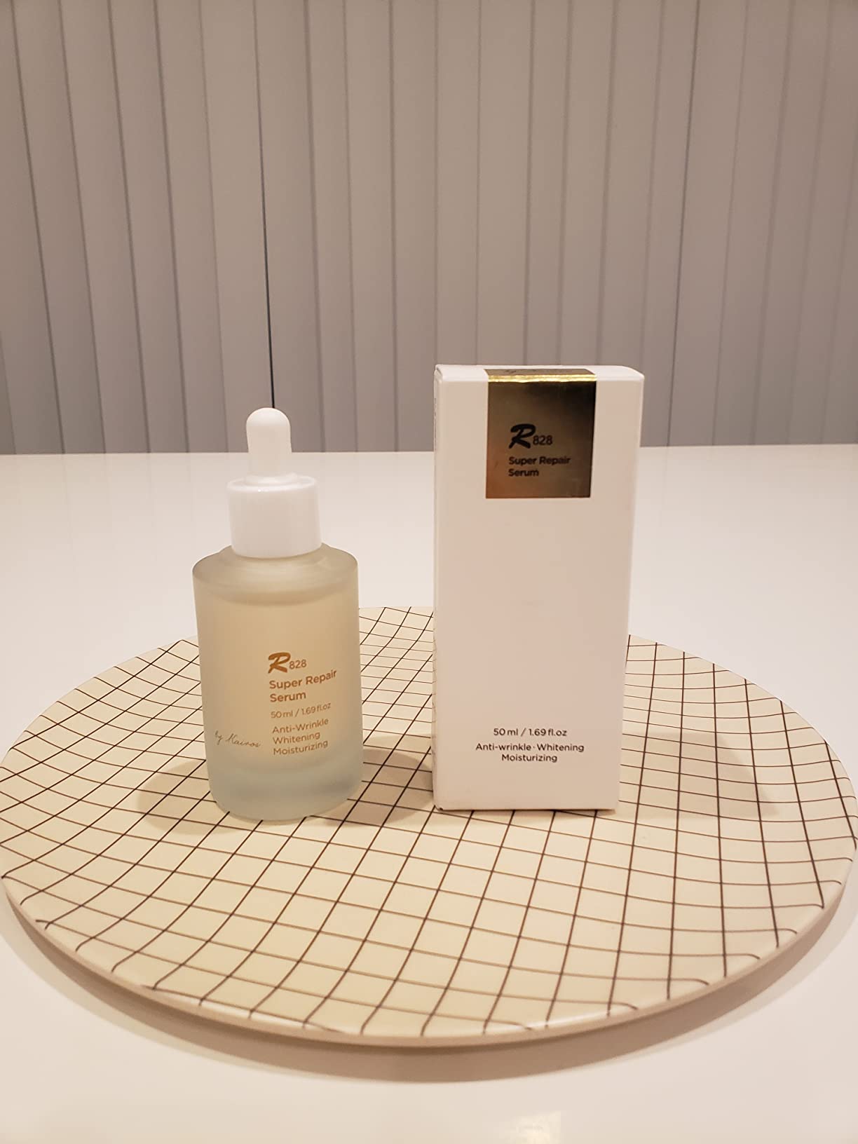 R828 Super Repair Moisturizing Glowing Elastic Skin Recovery Serum 50ml / Korean Skin Care K Beauty with Glutathione, Vitamin C, Niacinamide, and Collagen