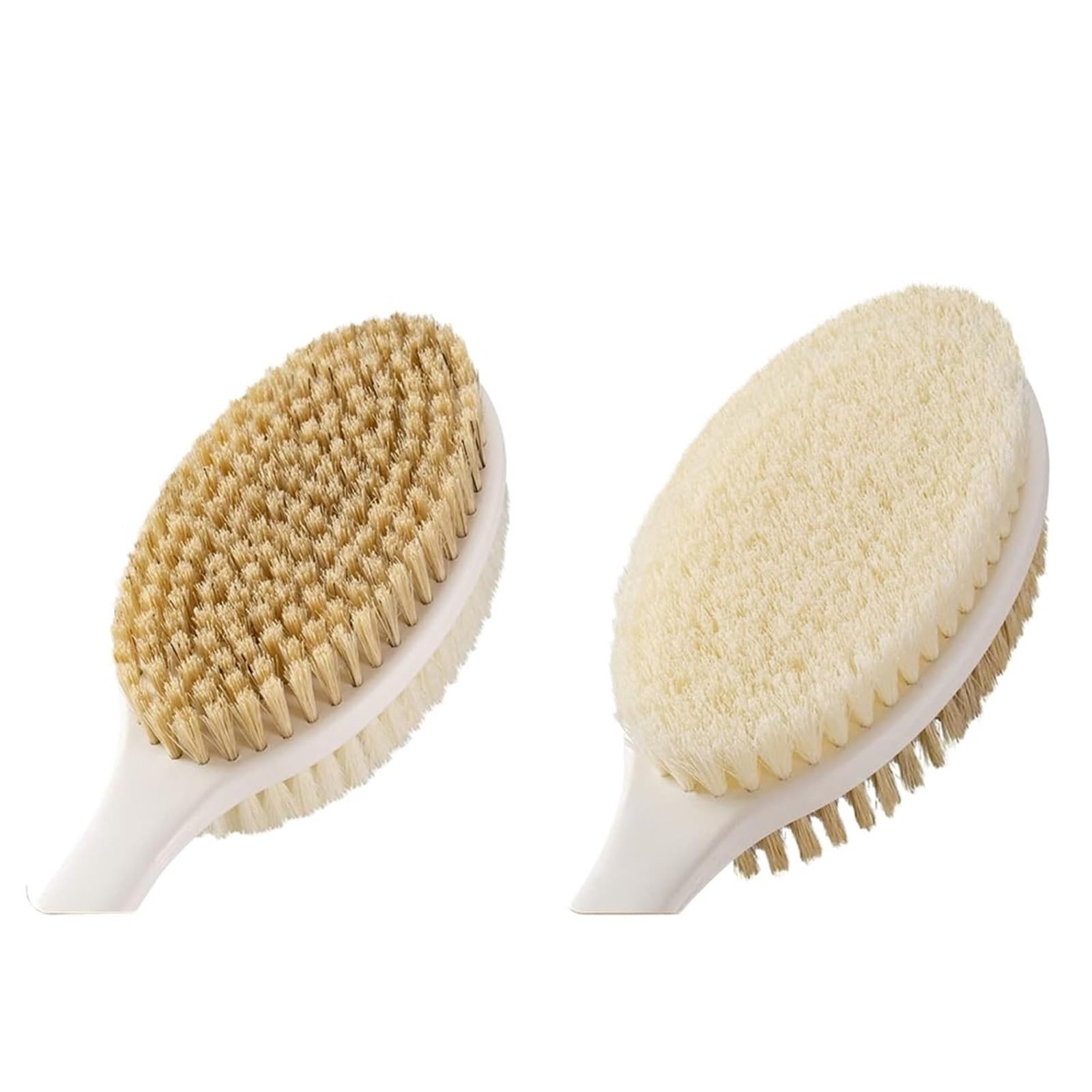 Badebürste Mit Langem Stiel Doppelter Rückenschrubber for die Dusche | Badebürste mit langem Griff, Körperpeeling for Nass- oder Trockenbürsten, Männer und Frauen(2Pcs 44cm Mix Colors)