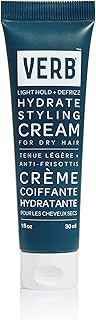 VERB Hydrate Styling Cream - Smooth + Reduce Frizz for Dry + Frizzy Hair - Amber + Warm Jasmine Scent