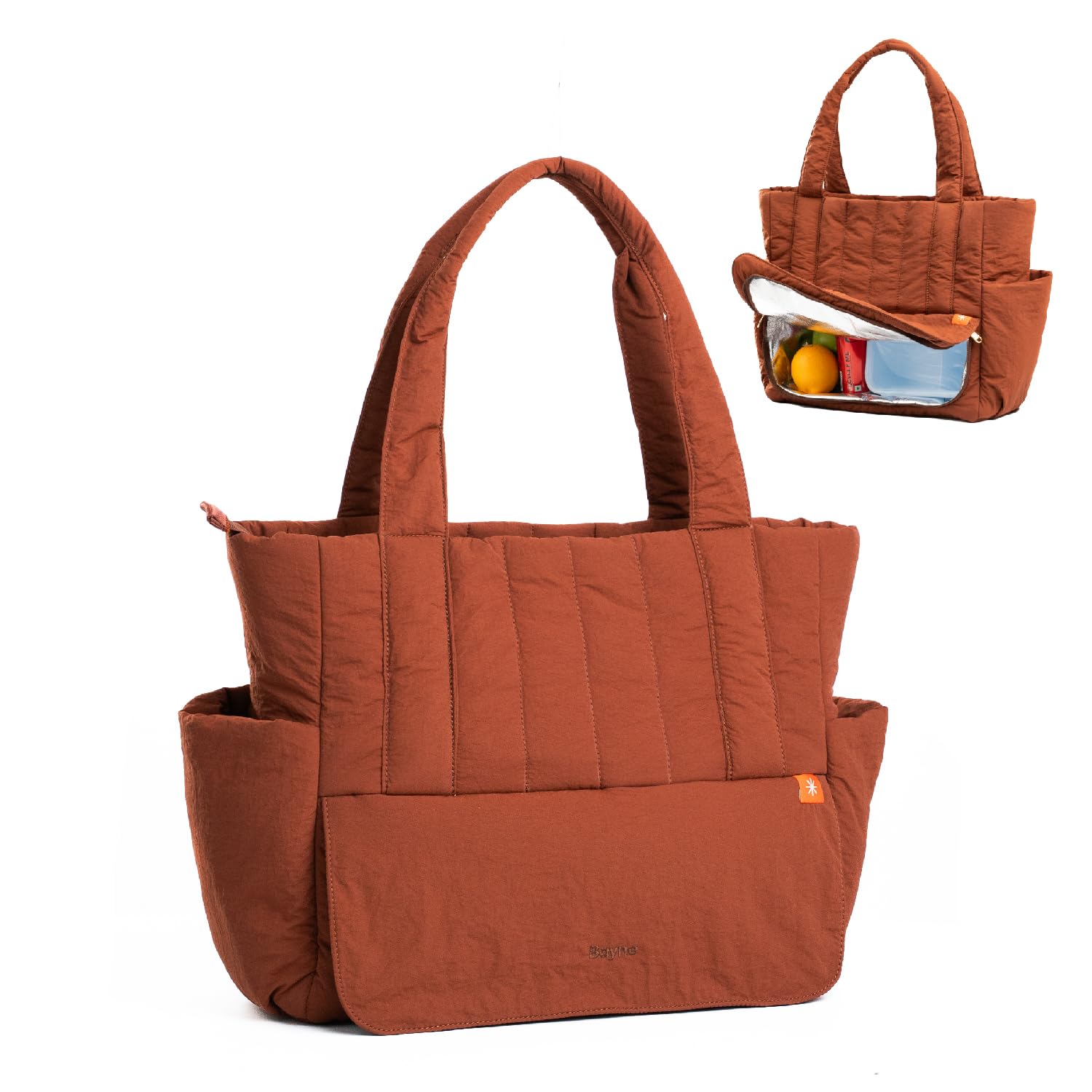 Large Size Tote Bag with Lunch Compartment | Laptop Bags for Women Office Use | Waterproof Handbag for Women | Elegant Office Bags for Woman | Office Bag for Woman-image-26