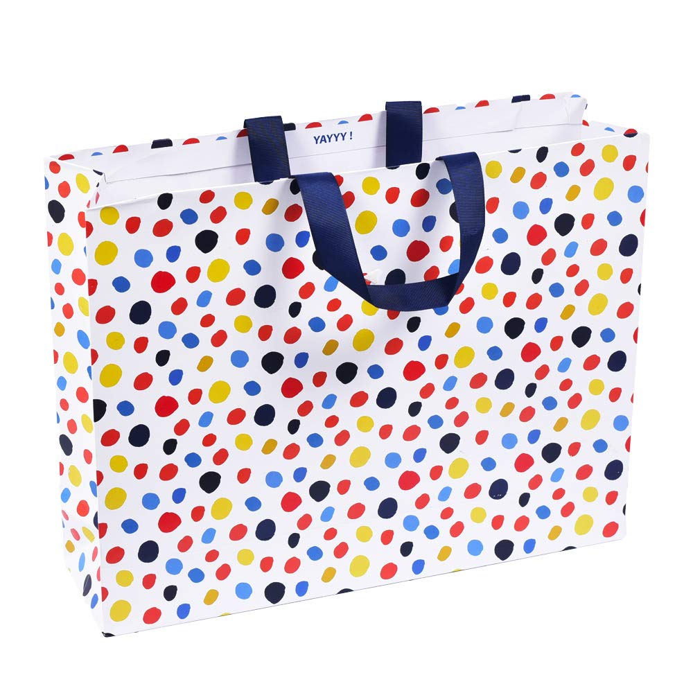 Sapco Paper Bag Polka Dot Carry Bag Gift for Marriage, Birthday, Holiday Pack of 10(Pink)(12x16x5-Inch) (B08DV9ZRB2) Amazon Price History, Amazon Price Tracker