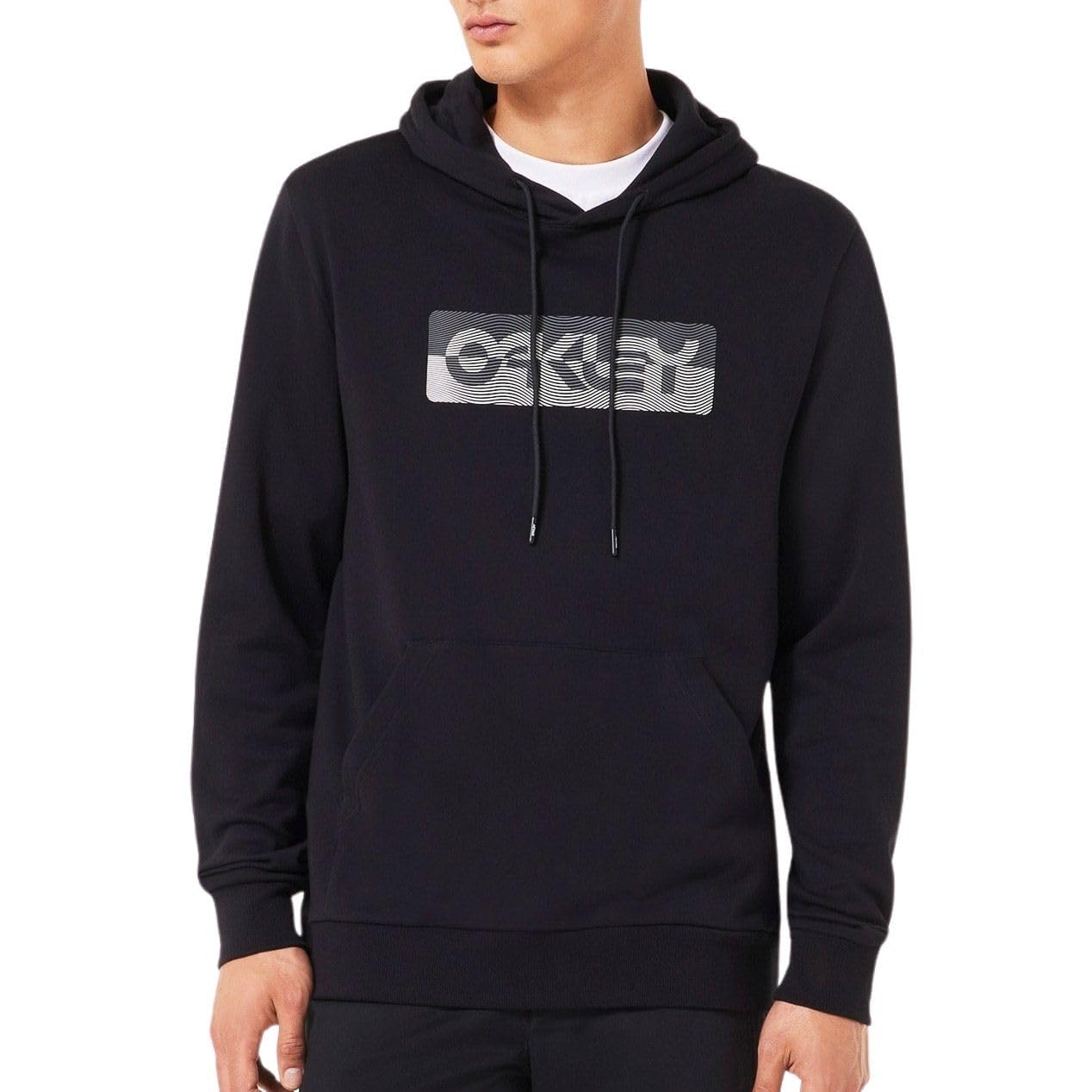 Oakley Men's Duality B1b Pullover Hoodie Sweatshirt, Blackout, S
