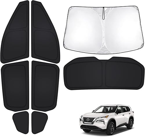 Miniatura 64 de T TGBROS Parasol para ventana de ajuste personalizado para Chevrolet Chevy Trailblazer 2021-2023 2024, accesorios para parabrisas y ventanas