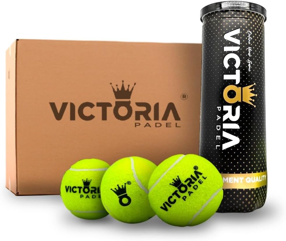 Ball – Professional Padel Balls Certified by FIP – Durable Padel Balls with Consistent Bounce – Premium Felt for High Performance – Tube of 3 Tournament-Ready