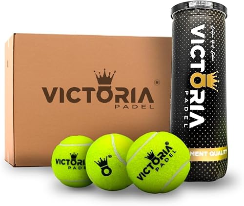 Miniatura 8 de Pelota – Pelotas de pádel profesionales certificadas por FIP – Pelotas de pádel duraderas con rebote constante – Fieltro de alta calidad para alto