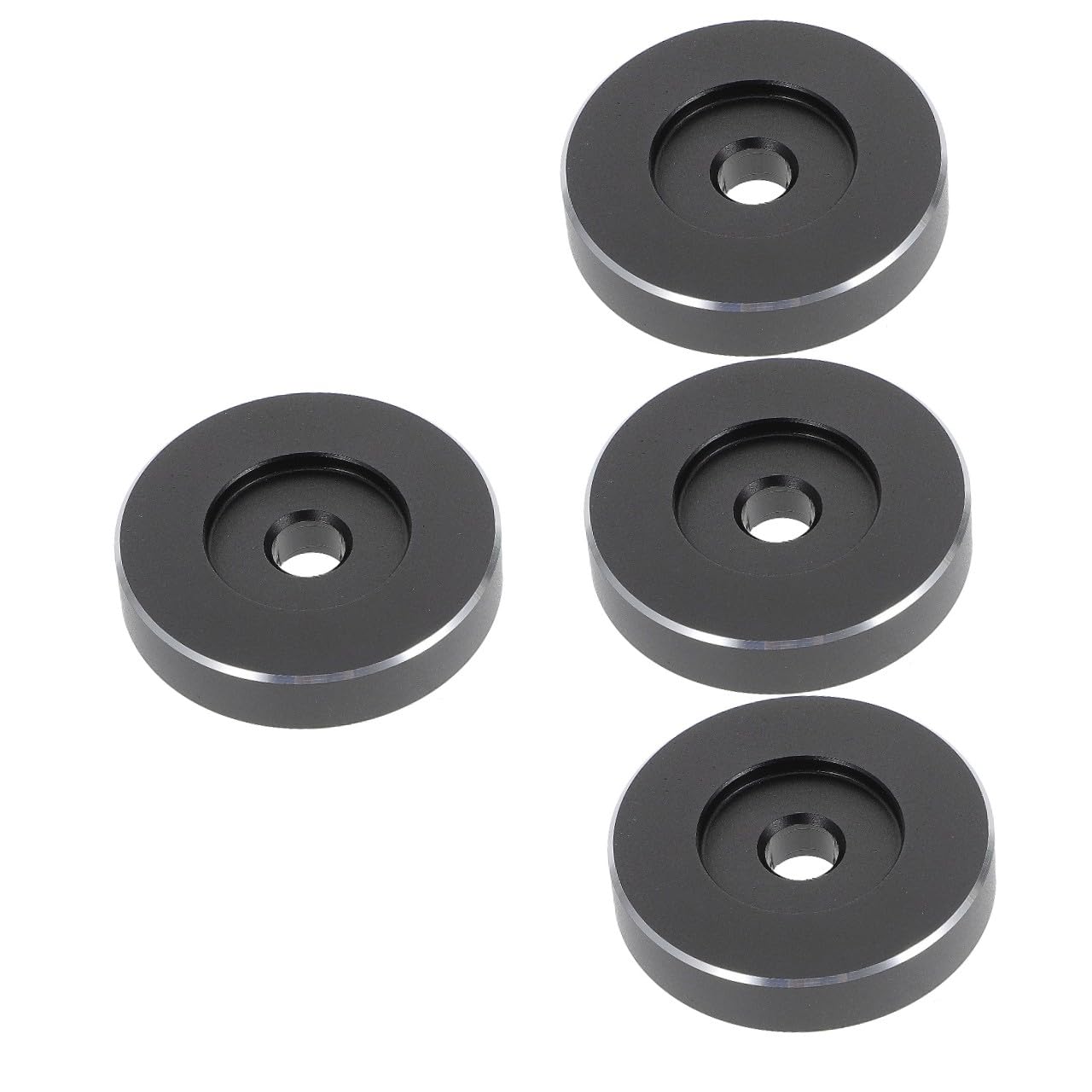 Gatuida 4 Pezzi Adattatore Convertitore 45 Dischi In Vinile Giradischi Adattatore Singolo Da 7 Pollici Adattatore Per Vinile Da 7 Pollici Adattatore 45 Giri Adattatore Per Dischi In