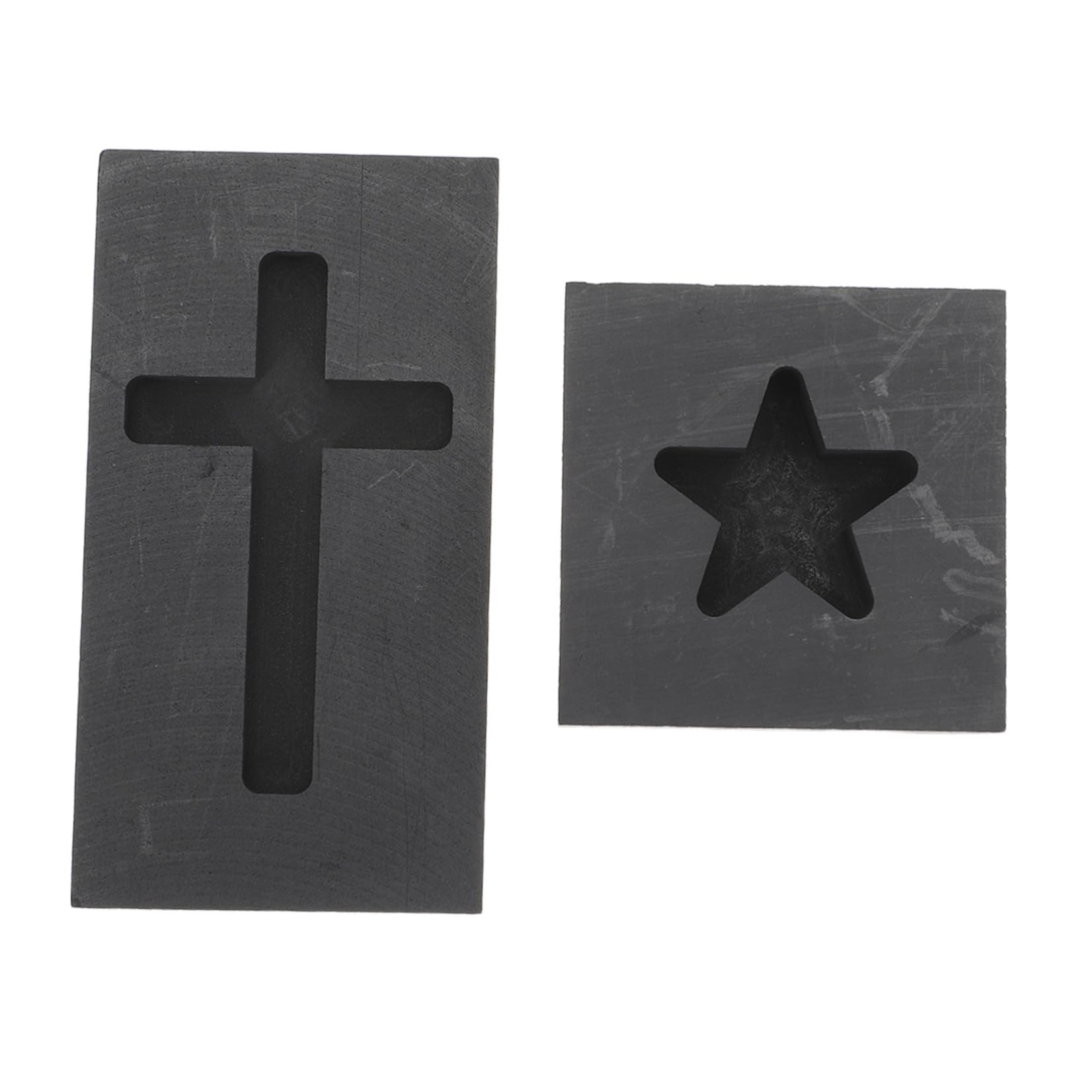 Moule en graphite pour fusion d'aluminium et création de motifs étoiles