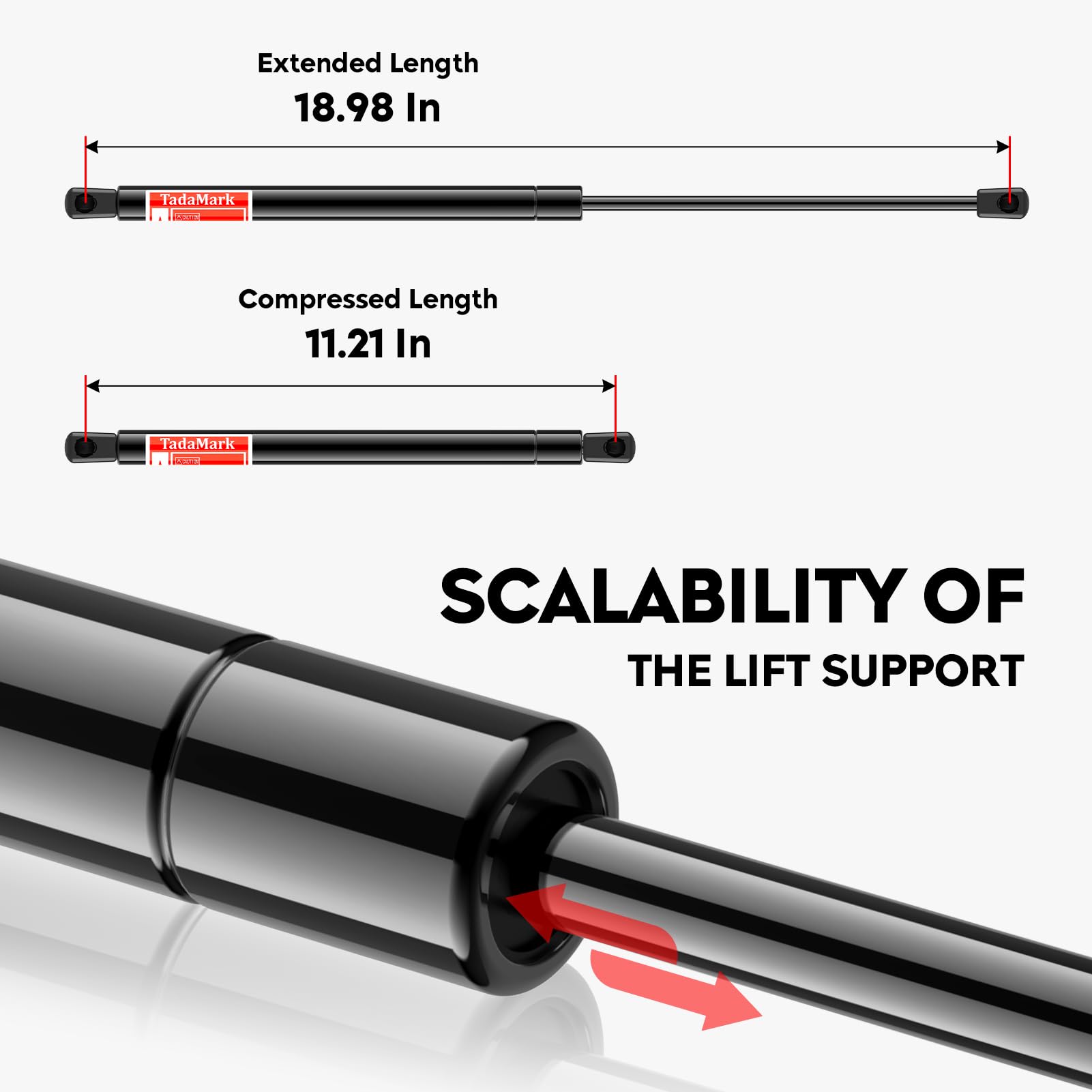 2Pack Front Hood Lift Supports Struts Gas Springs Mushan