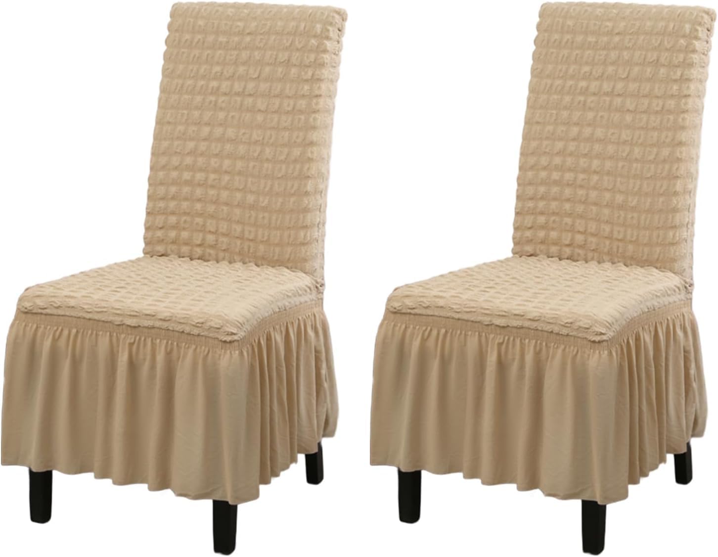 TONY STARK Frill Chair Covers - Elegant Dining Room Style -11 TONY STARK Frill Chair Covers - Elegant Dining Room Style -11