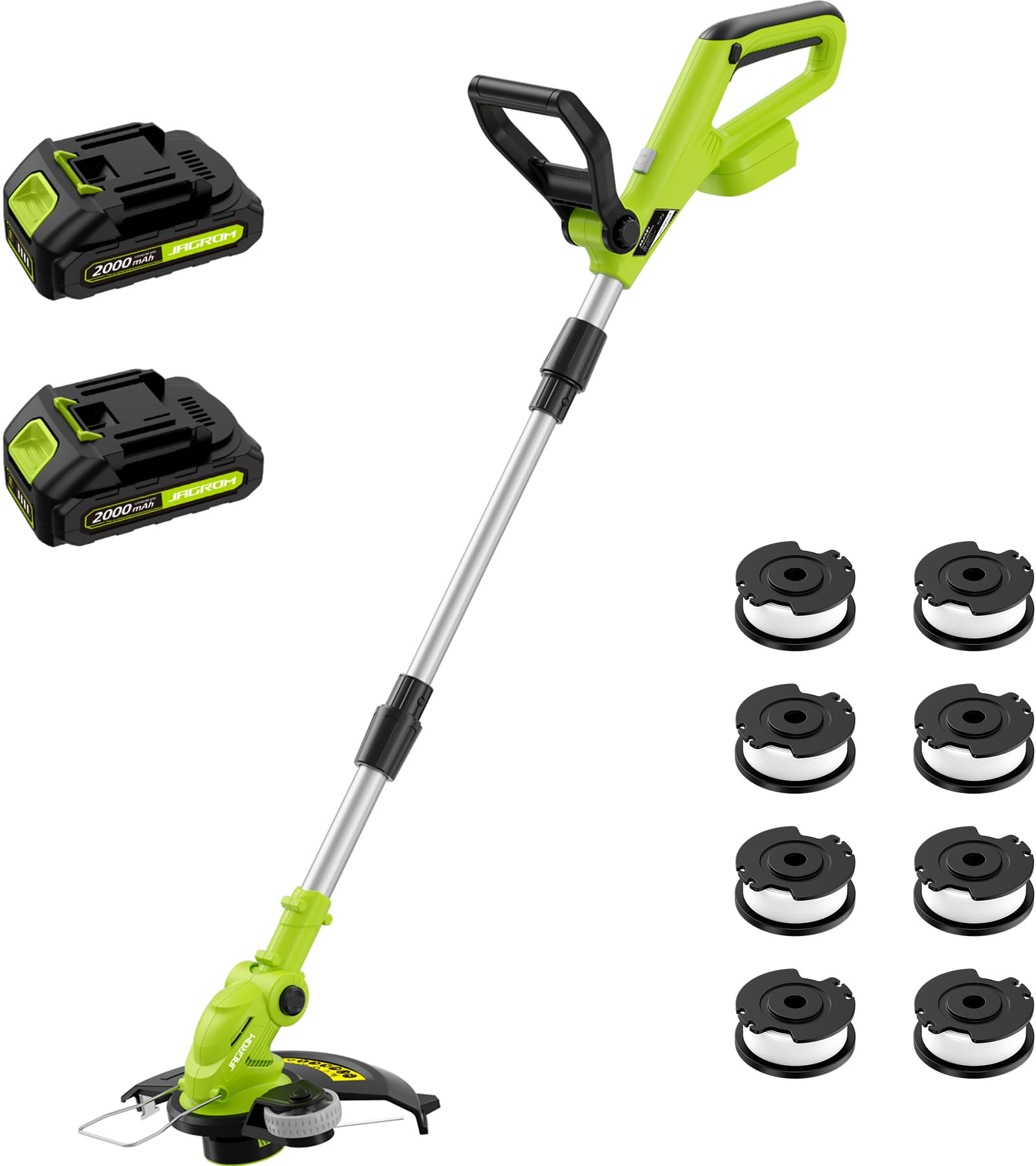 JAGROM 12 Inch Cordless String Trimmer