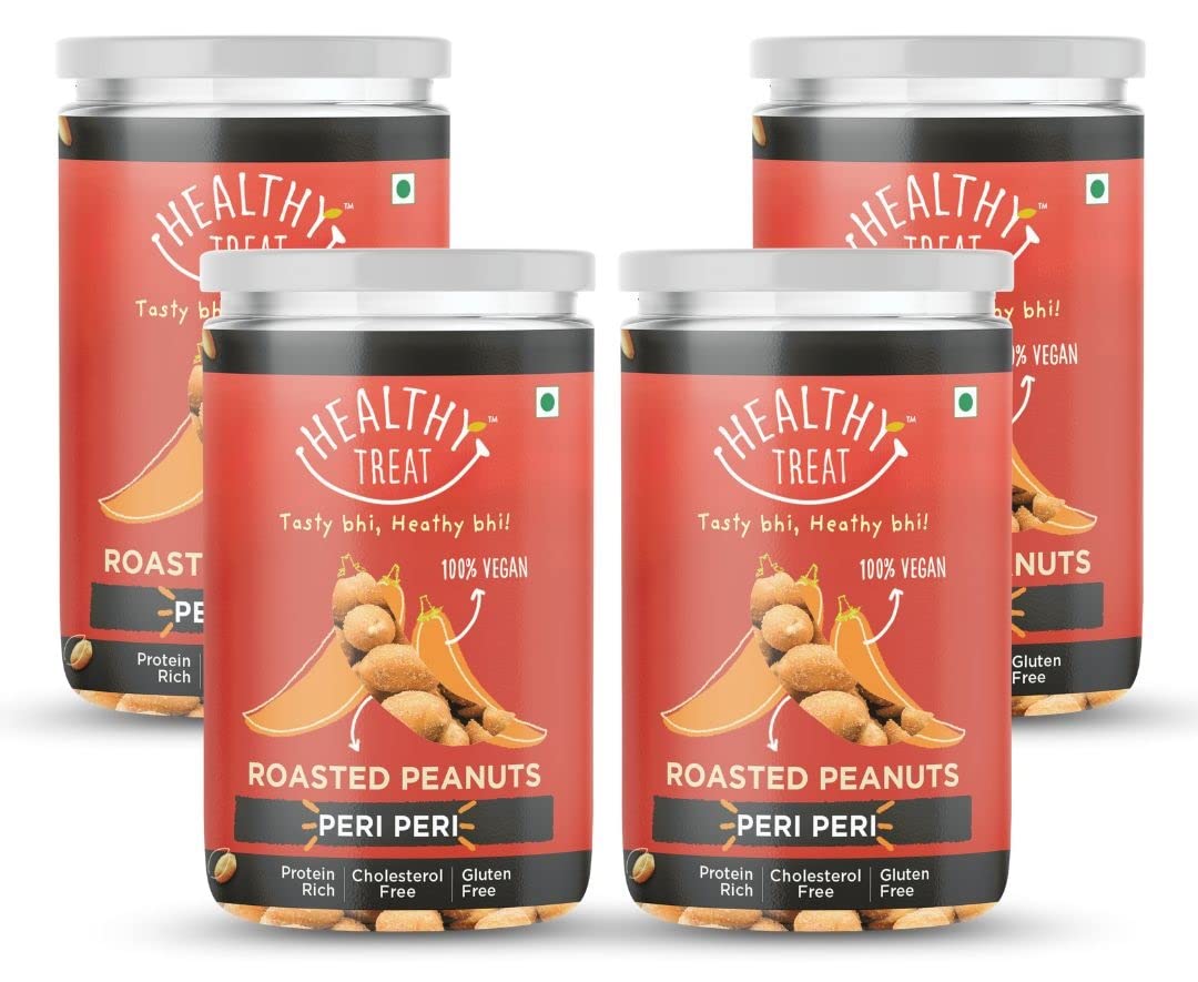 Healthy Treat Roasted Peri Peri Peanuts 800 Gm - Pack Of 4-200 Gm Each | Peri Peri Flavoured Peanuts | Moongphali Dana | Classic and Nutritious | Healthy and Tasty Snacking (B0BTX4G2YY) Amazon Price History, Amazon Price Tracker