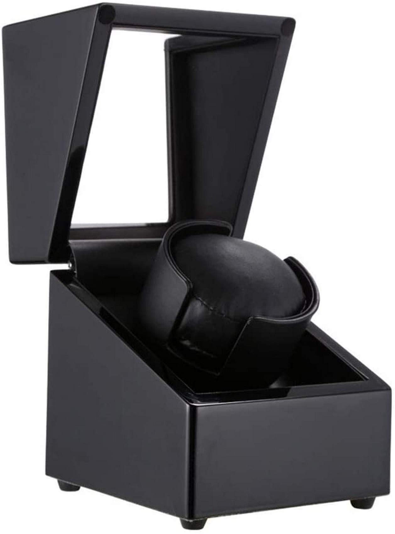 Aufbewahrungsbox für automatische Uhrenbeweger für mechanische Uhren, 64 Lackierprogramme für Klavier und japanischer Motor stumm, Stromversorgung mit Batterie oder AC-Adapter, Bestes Geschenk p