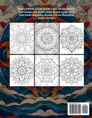 Livre de Coloriage Chakra: Pages De Coloriage Relaxantes Étonnantes, Inspirantes Et Soulageant Le St