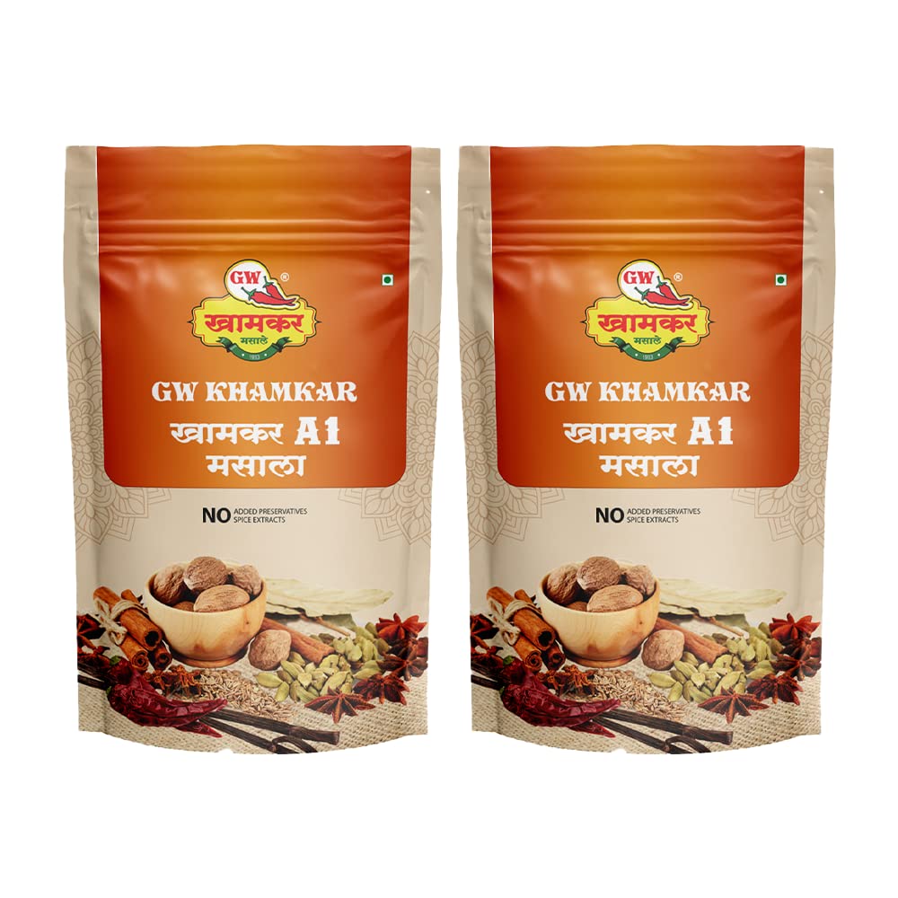 GW Khamkar A-1 Masala, Spices, GW Khamkar’s Secret Recipe, Taste of 90 years’ Experience, Zip Lock & Re-usable Pack, Pack of 2, 185grams each. (B0BQM9W3RK) Amazon Price History, Amazon Price Tracker