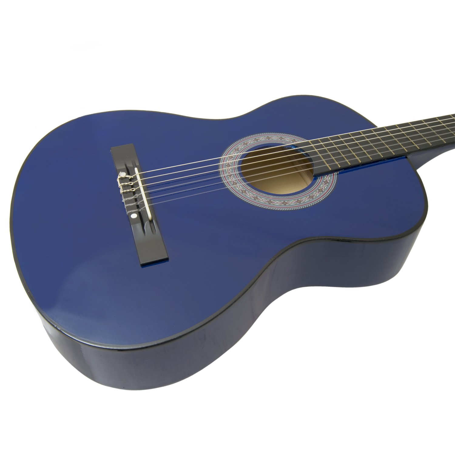 Tiger - Guitarra clásica infantil (tamaño 3/4), color azul