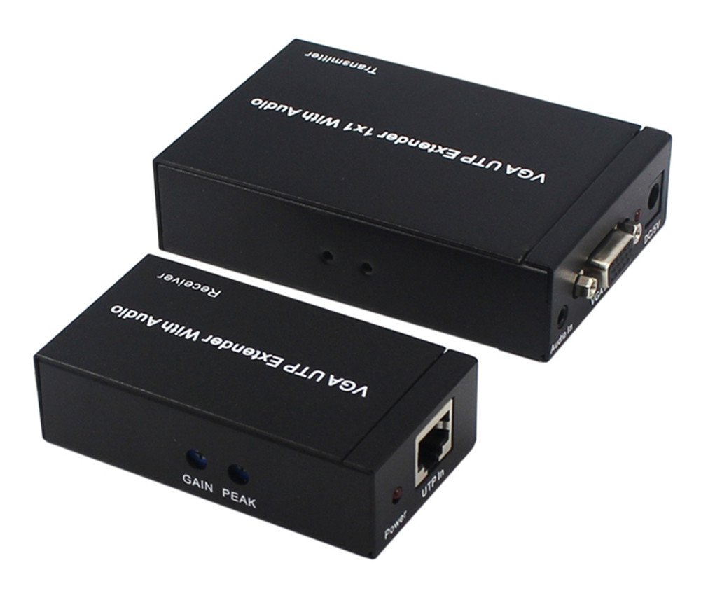 VGA Extender 300m TV Cable Extension vga a rj45 Adattatore cavo video convertitore
