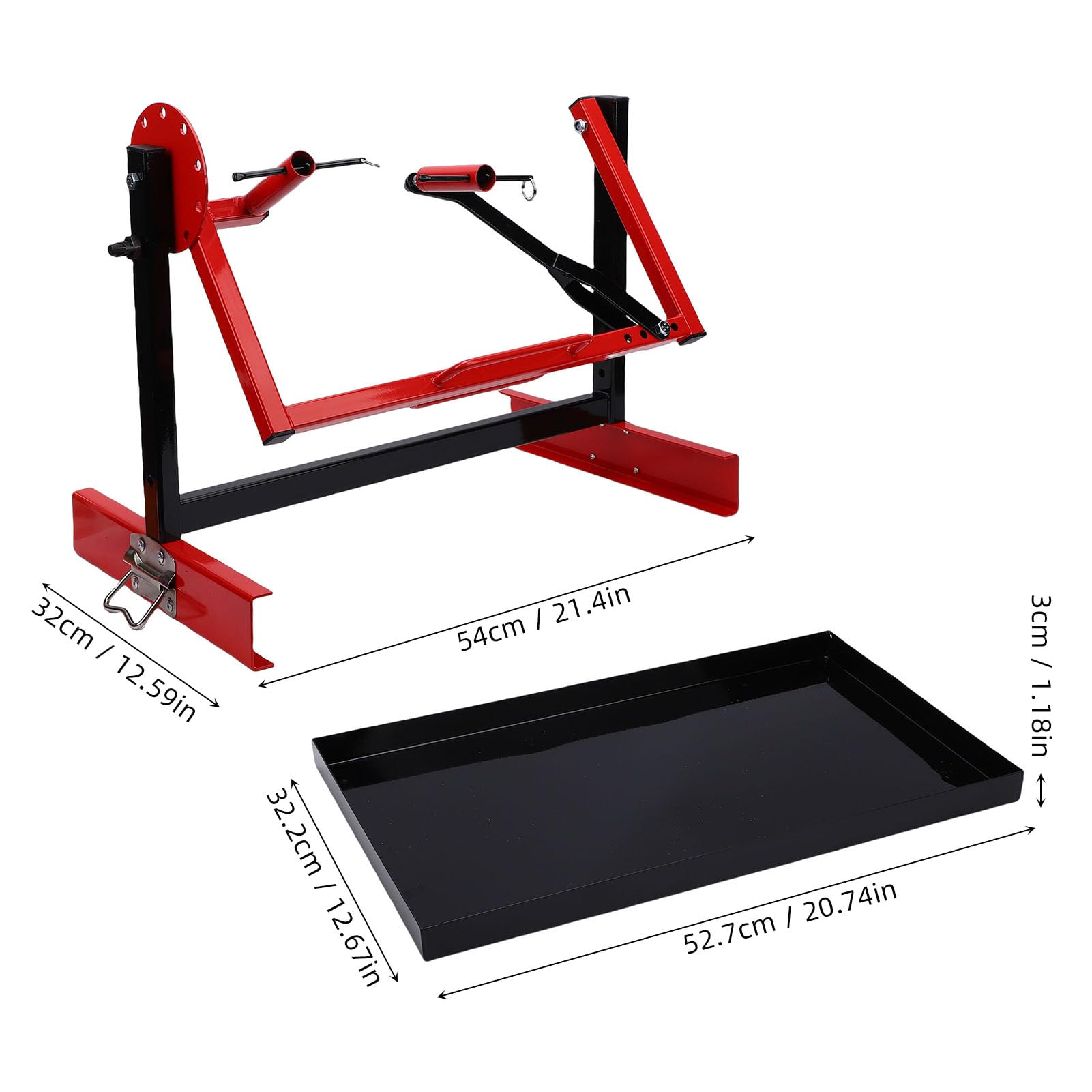 Pissente Soporte para Motor de Motocicleta, Soporte de Motor de Motocicleta Metálico Ajustable y Giratorio para Usuarios de Motores Verticales Monocilíndricos de 2 Tiempos y 4 Tiempos