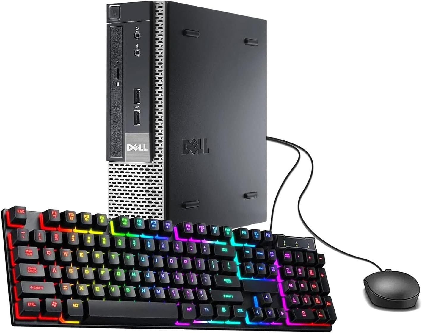 DELL OPTIPLEX 9020 USFF Desktop Computer,Intel Core I5-4570s 2.9GHz up to 3.6GHz, 8GB DDR3, 120GB SSD, DVD, WIFI,HDMI,VGA,Display Port, USB 3.0, Bluetooth 4.0, Win10Pro64 (Renewed)