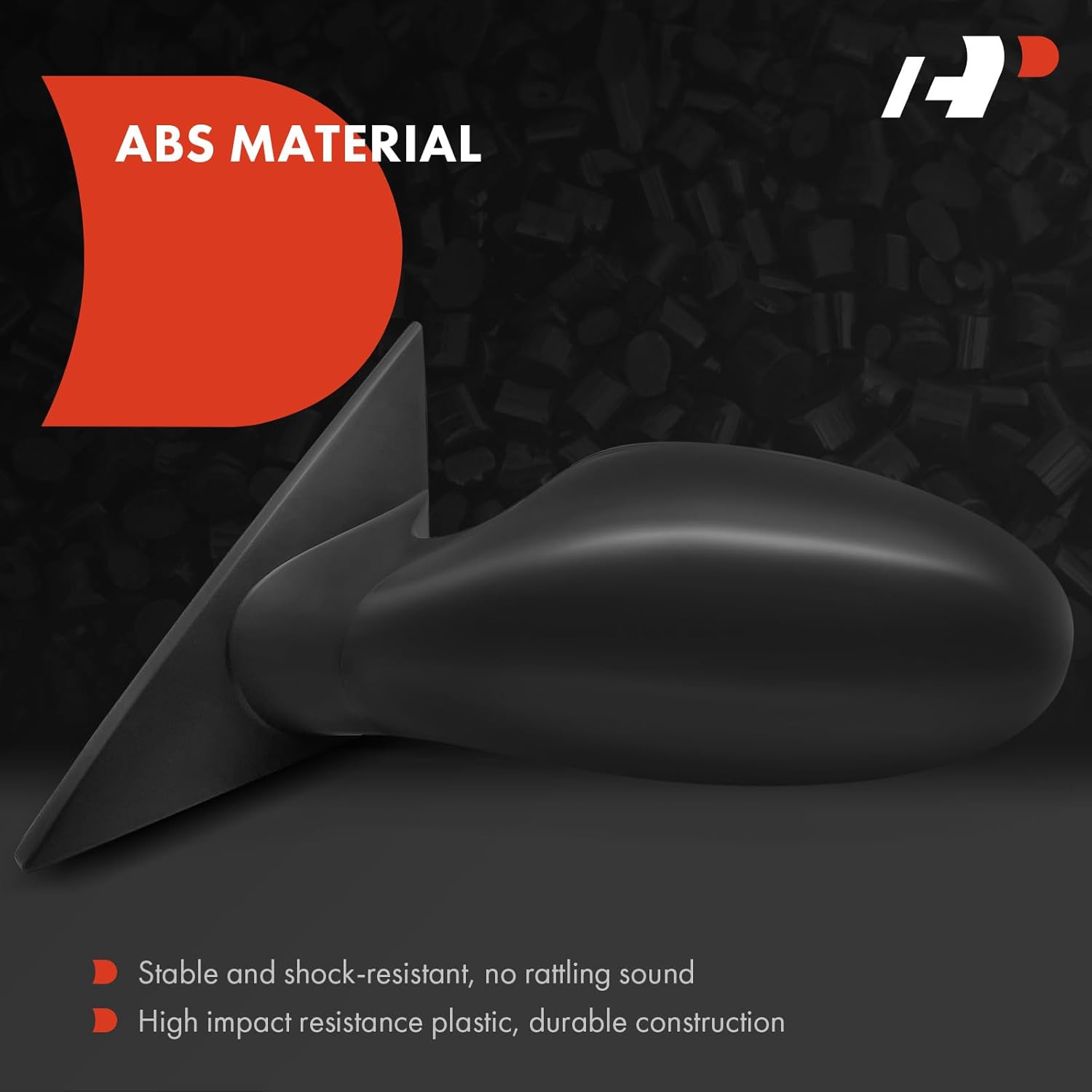 A-Premium Pair (2) Driver and Passenger Side Power Door Mirror - Compatible with Nissan Altima 2005-2006 - Non-Heated Non-Folding Black Outside Rear View Mirror - Replace# 96302ZB080