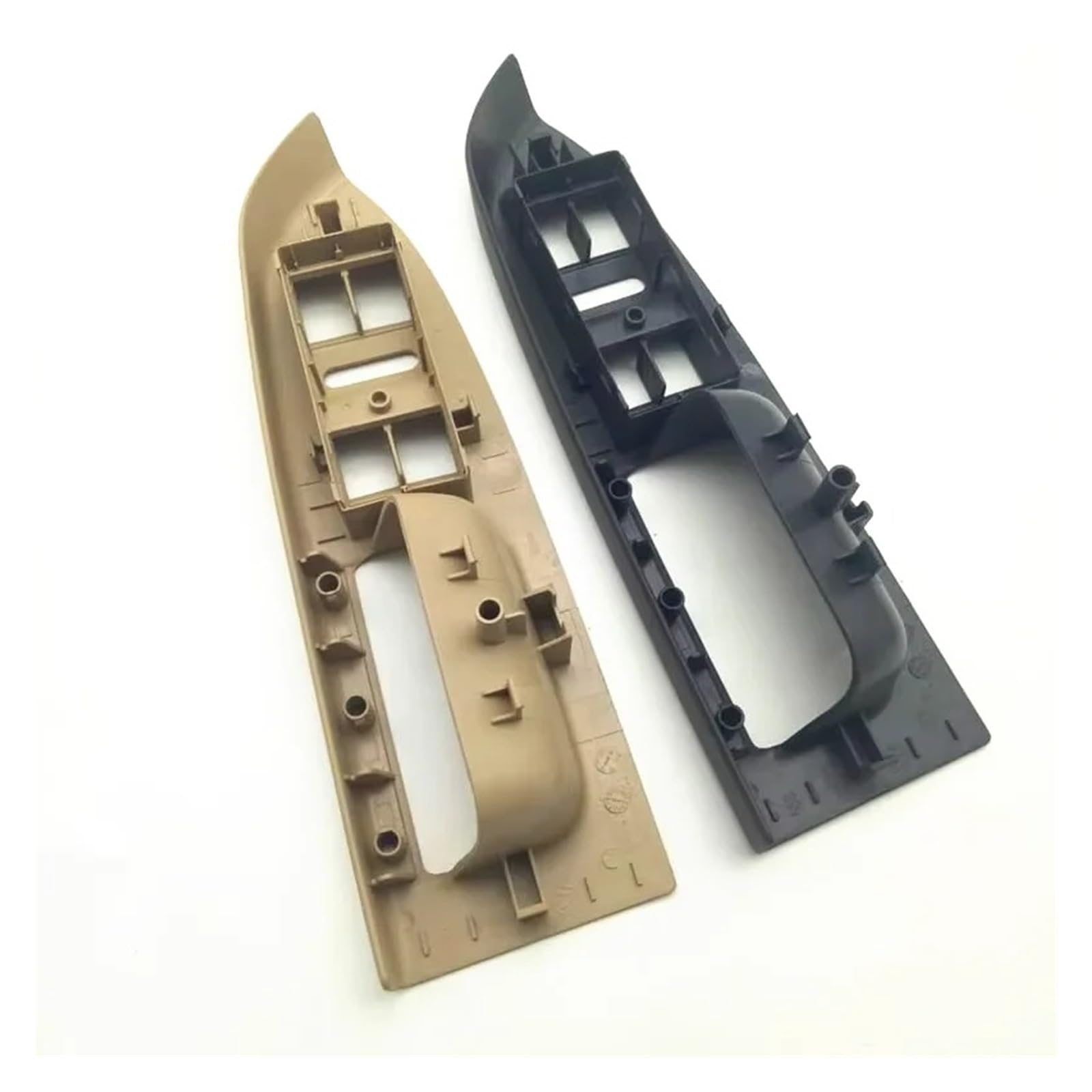 pour Touran 2003-2016 Garniture Poignée De Porte Gauche Panneau Commutateur Lève-vitre Principal Revêtement D'habillage Intérieur(Black)