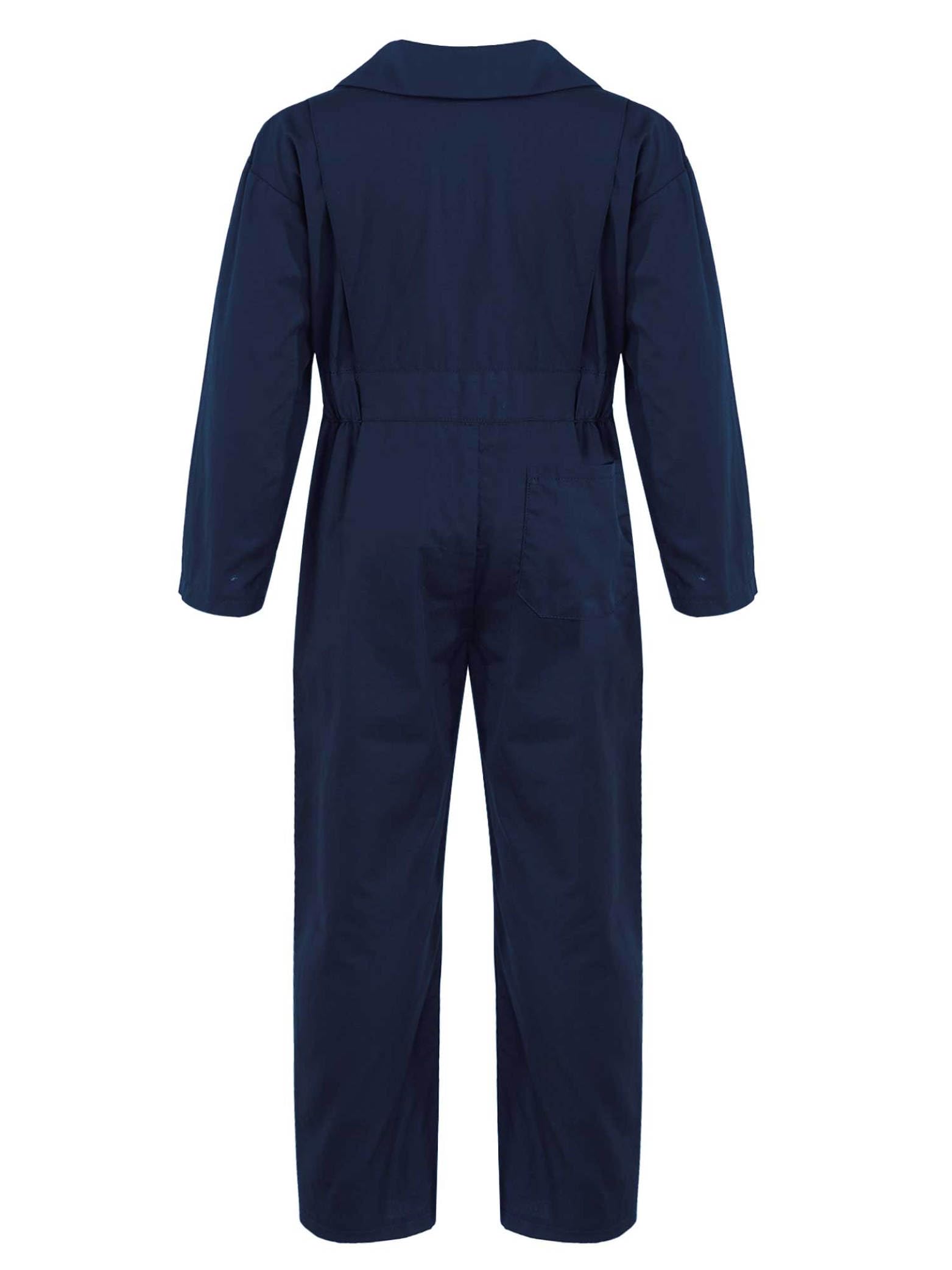 Unisex Niño Trabajo Mono Manga Larga Uniforme Ropa de Trabajo para 5-16 Años