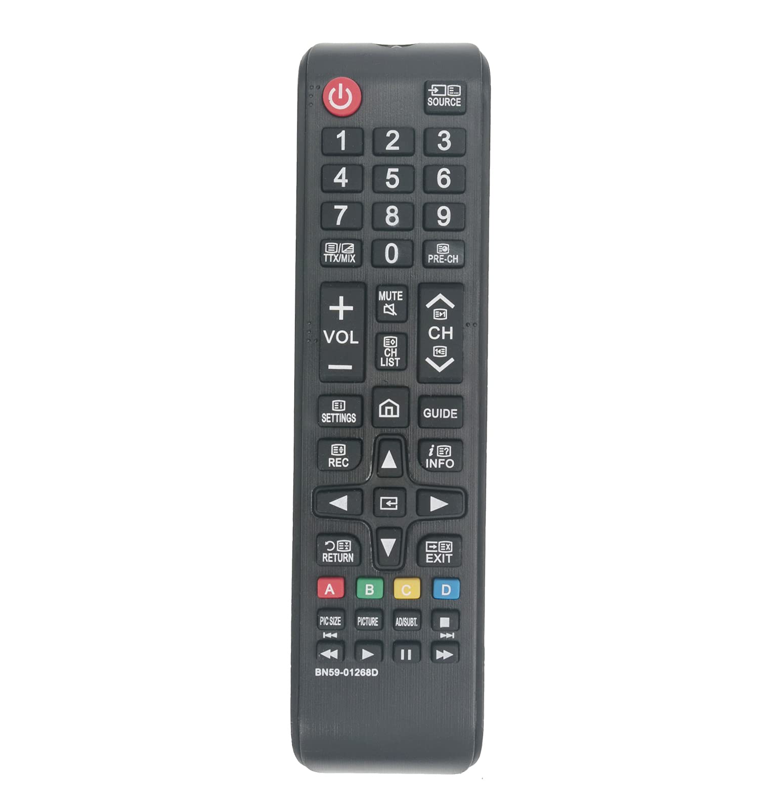 AULCMEET BN59-01268D Replaced Remote Control fit for Samsung BN59-01303A UA65MU6103WXXY UA75MU6103WXXY UA55MU7350KXWT UE40MU6190 UE49MU6199 UE50MU6190 UE58MU6199 UE65MU6190 UA40MU6103 UA43MU6103