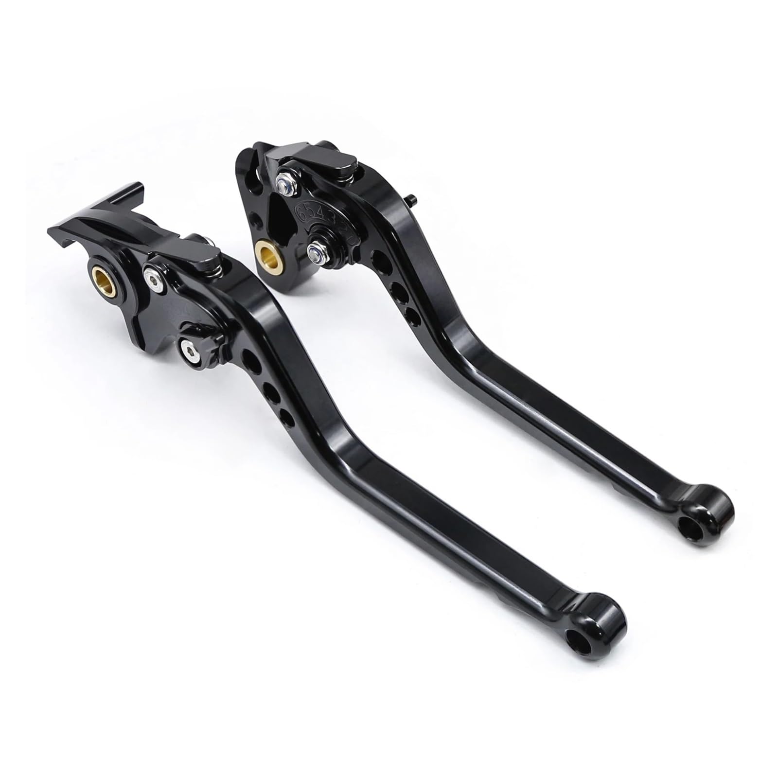 Leva frizione moto in lega di alluminio, leva fren Per Royal Enfield Hunter 350 2022 2023 2024 Accessori Per Maniglia Leva Frizione Freno Regolabile Per Moto(Black 177mm)