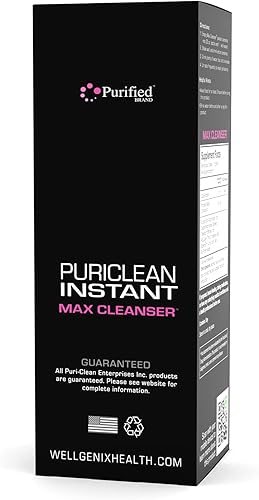 Miniatura 3 de Wellgenix Puriclean Instant MAX Cleanser  Herbal Cleanse Detox  1 día de desintoxicación limpiador corporal suplemento desodorizante de máxima
