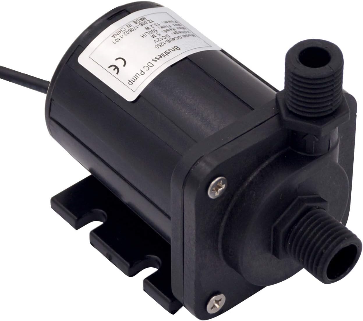Water Pump DC 12V Submersible Pump Pond Pump Aquarium Pump Centrifugal Oil 500L/H 5M/16ft/13.2W