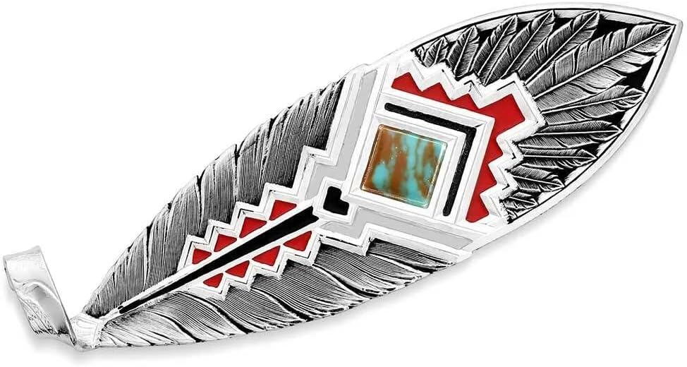 Montana Silversmiths Hand Painted Western Lifestyle Cowboy Hat Band Feather