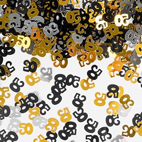 Confeti de mesa AIYONG para cumpleaños 50 Cover