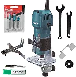 Tupia Manual 530W Base Articulada 3709 com kit Makita 127V