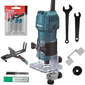 Tupia Manual 530W Base Articulada 3709 com kit Makita 127V