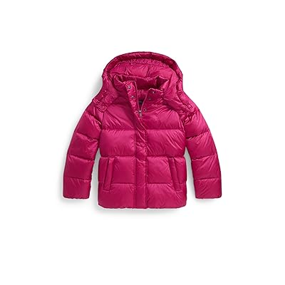 Polo Ralph Lauren Kids Metallic Down Hooded Jacket (Big Kid) Girl