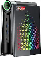 ACEMAGICIAN S3A [PC gamer Ryzen Mini PC, AMD Ryzen 7 Pro 5875U 16GB DDR4 512GB NVME SSD Mini Desktop, 11 Pro Mini PC Gaming [WiFi6/BT5.2] [4K UHD/RGB Lights/3 modos ajustáveis]