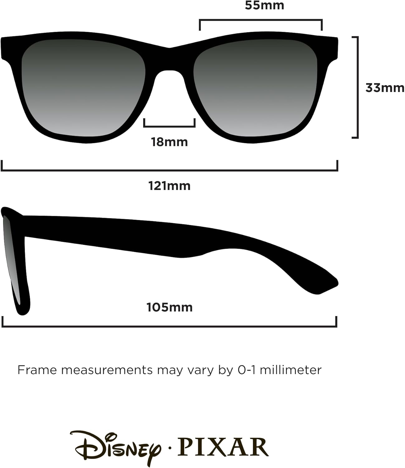 Disney Boys Cars Kids 1 Wrap Sunglasses, Metallic Yellow/Blue, 54 - Image 3