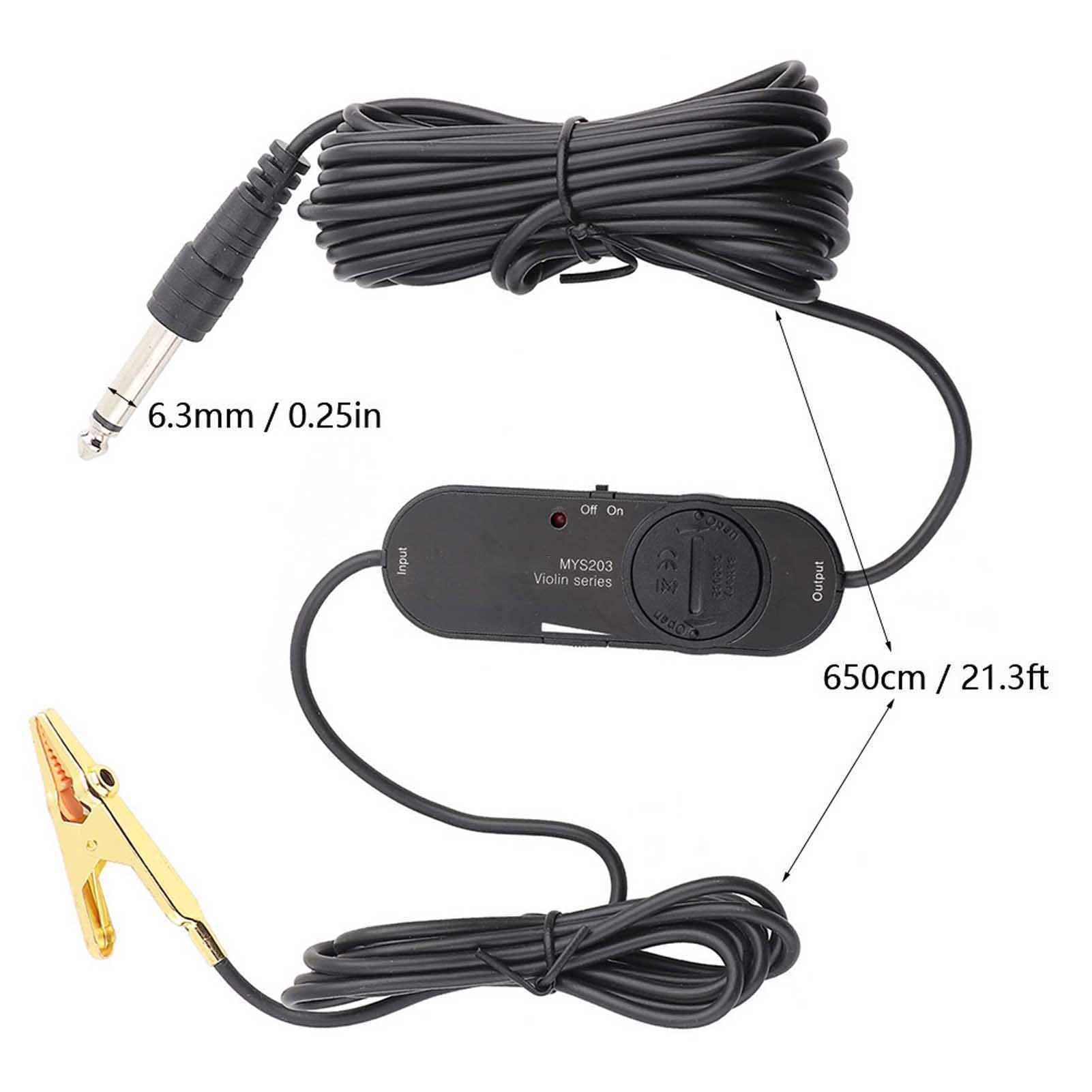 VGEBY MIC Violin Pickup, Professional Adjustable Volume Electric Violin Pick Up Musical Instrument Accessory, VGEBYRNHAK67CMO - Image 3